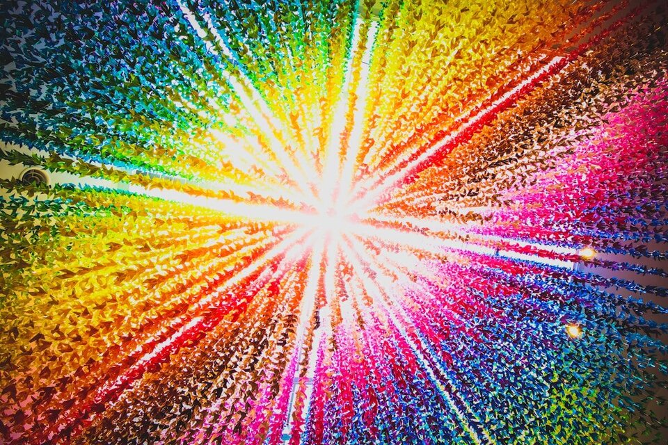 Colorful energy field representing an aura reading